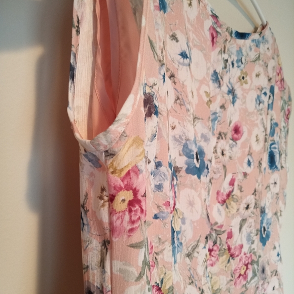 Cute knee-length summer floral dress, Euro 40, US M - Picture 7 of 11